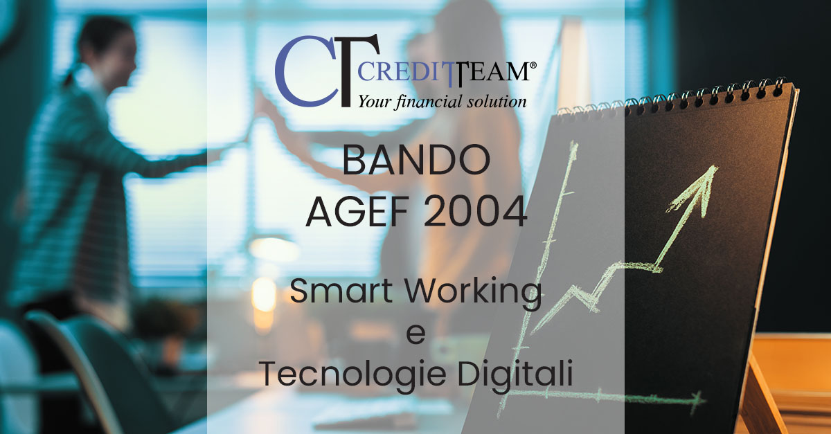 Bando AGEF 2004: Smart Working e la diffusione delle tecnologie digitali