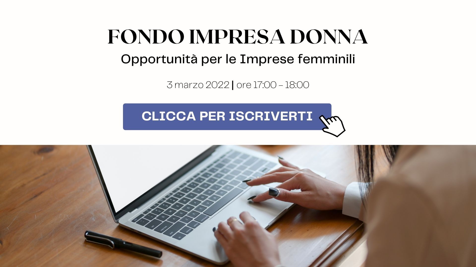 Webinar Gratuito: Fondo Impresa Donna