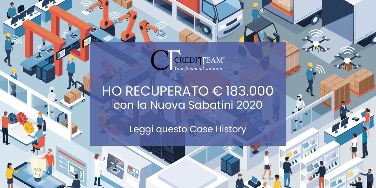 Case History Nuova Sabatini 2020 - Finanza agevolata Brescia, Bergamo e Milano