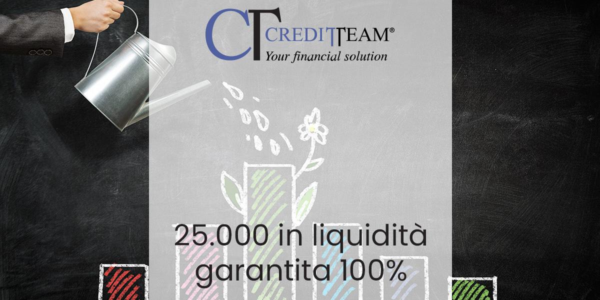 AGEVOLAZIONI COVID: 25.000 LIQUIDITA’ GARANTITA 100%