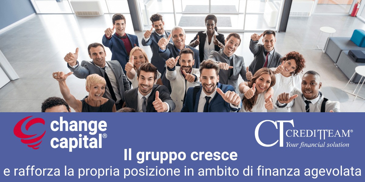 Credit Team entra a far parte del gruppo di Change Capital