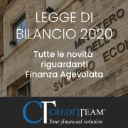 Nuova legge di bilancio 2020, ecco tutte le novità della Finanza Agevolata