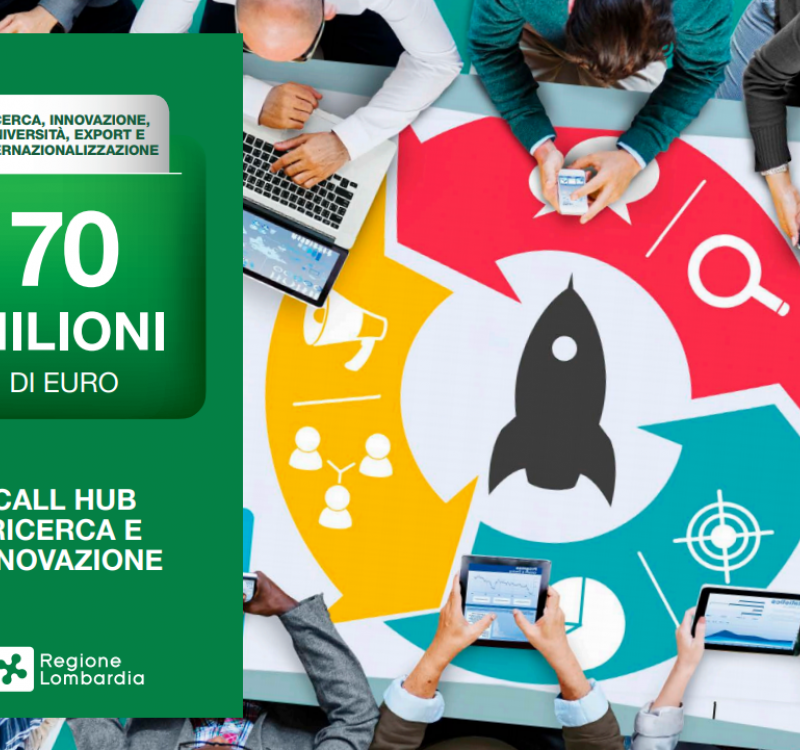 REGIONE LOMBARDIA: 70 MLN PER CALL HUB RICERCA E INNOVAZIONE