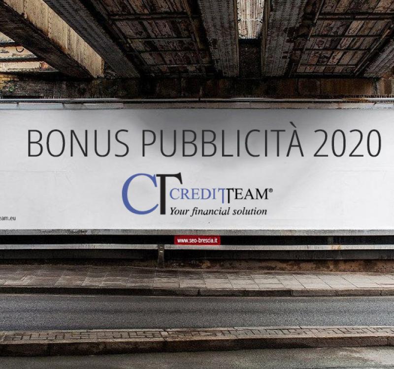 BONUS PUBBLICITA’ 2020: CONFERMATA OPPORTUNITA’ ANCHE PER INVESTIMENTI PUBBLICITARI 2020