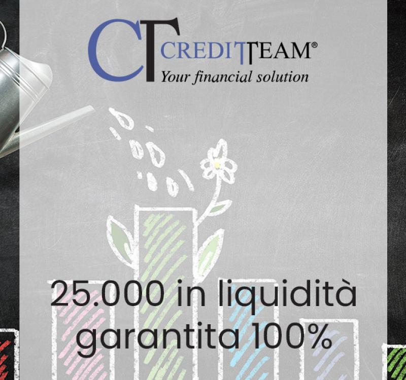 AGEVOLAZIONI COVID: 25.000 LIQUIDITA’ GARANTITA 100%